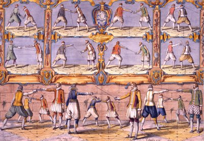 Miekkailu, Girard Thibaultin Academie de lEspée, julkaistu 1630 tekijältä French School