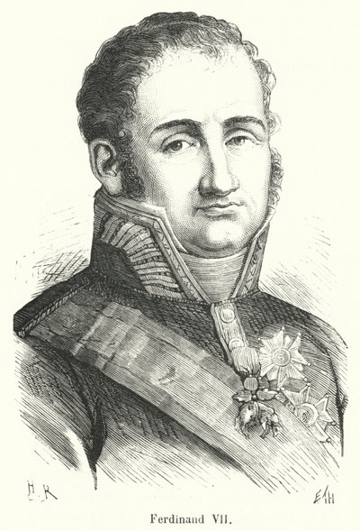 Ferdinand VII (kaiverrus) tekijältä French School
