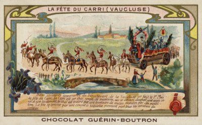 Carrin festivaali, Vaucluse, Ranska (chromolitho) tekijältä French School