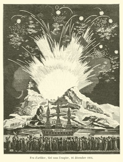 Ilotulitus, ammuttu imperiumin alla, 16. joulukuuta 1804 tekijältä French School