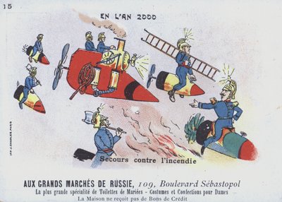Palontorjunta vuonna 2000 (väri litho) tekijältä French School