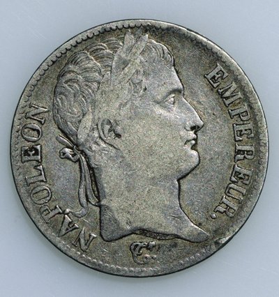 Viiden frangin kolikko, Napoleonin (1769-1821) pää 1811 (recto) tekijältä French School