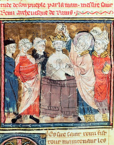 Fol.11r St. Remigius, Rheimsin piispa tekijältä French School