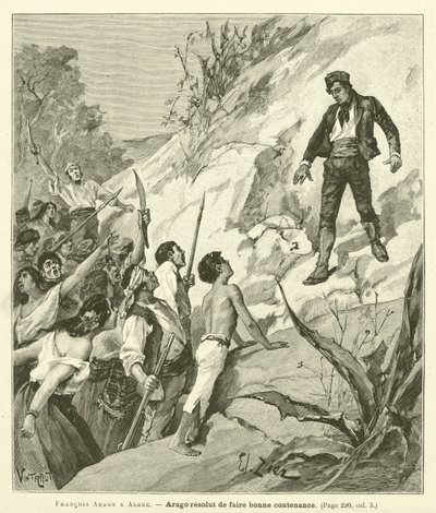 Francois Arago A Alger (kaiverrus) tekijältä French School