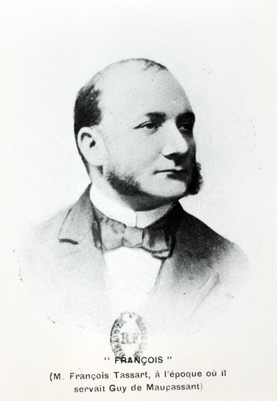 Francois Tassart, palvelija Guy de Maupassantille (1850-93), Georges Normandyn teoksesta La Fin de Maupassant, julkaistu vuonna 1927, Pariisi tekijältä French School
