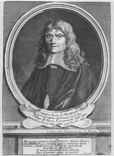 Francois Eudes de Mézeray (kaiverrus) tekijältä French School