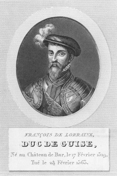 Francois de Lorraine, Guisen herttua (kaiverrus) tekijältä French School