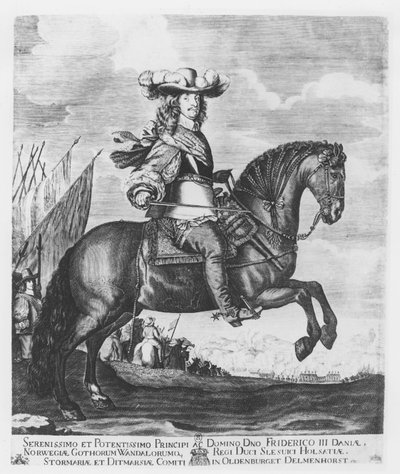 Frederick III, Tanska ja Norja (kaiverrus) tekijältä French School