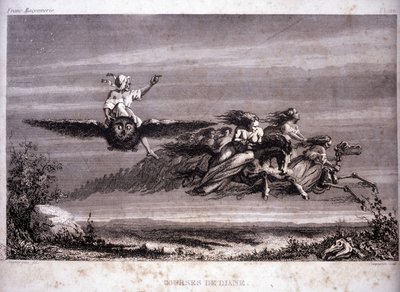 Freemaking: Dianen kilpailut. Kaiverrus F.-T. B. Clavel. Pagnere, toimittaja. 1843. tekijältä French School