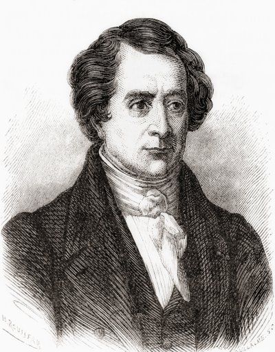Ranskalainen matemaatiko Dominique Francois Jean Arago, alias Francois Arago, Les Merveilles de la Science, pub.1870 tekijältä French School