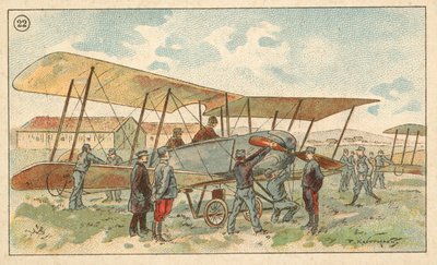 Ranskan armeijan kaksitaso (chromolitho) tekijältä French School