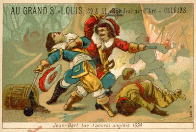 Ranskan laivaston komentaja ja yksityismies tappoi englantilaisen amiraalin, 1694 tekijältä French School