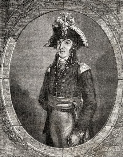 Ranskan vallankumouksellinen Francois Henriot (1761-1794) tekijältä French School