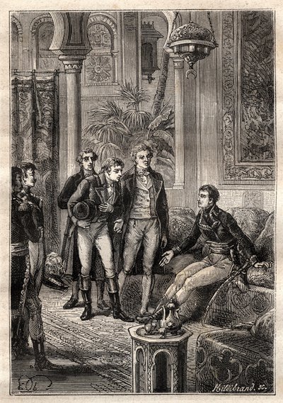 Friedrich Konrad Hornemann (1772-1801) tapasi Napoleon Bonaparten Kairossa vuonna 1797 Gaspard Mongen (1746-1818) ja Claude Louis Berthollet