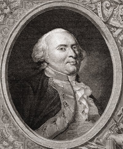 Friedrich Wilhelm II Preussilainen Louis Blancin (1811-82) "Histoire de la Revolution Francaisesta" tekijältä French School