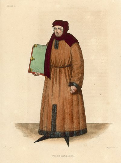 Froissard (värillinen kaiverrus) tekijältä French School