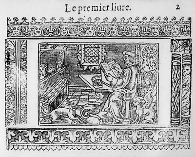 Thomas Moren (1478-1535) ensimmäisen Utopia-kirjan etukappale tekijältä French School