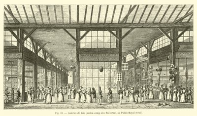 Puiset galleriat, entinen tataarien leiri, Palais-Royalissa, 1825 tekijältä French School