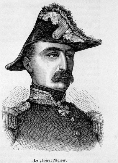 Kenraali François Oscar de Negrier 1839-1913 tekijältä French School