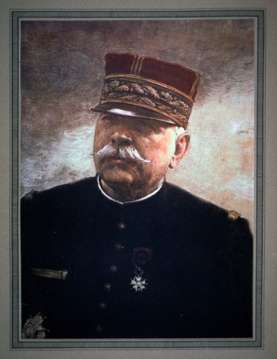 Kenraali Joseph Joffre (värinen lito) tekijältä French School