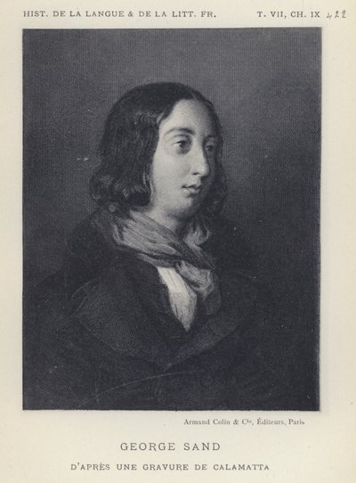 George Sand (litho) tekijältä French School