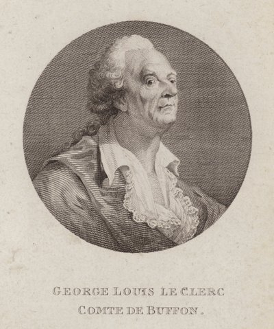 Georges-Louis Leclerc, Comte de Buffon, ranskalainen luonnontieteilijä (kaiverrus) tekijältä French School