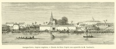 Georges-Town, British Guyana (kaiverrus) tekijältä French School