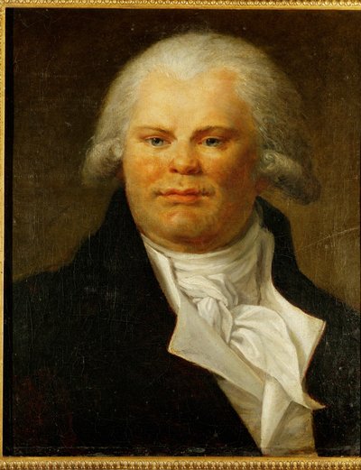 Georges Jacques Danton, runoilija ja vallankumouksellinen, teloitettiin ... tekijältä French School