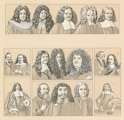 Saksa XVII-XVIII vuosisadan puku tekijältä French School