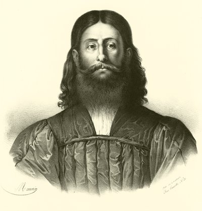 Giorgione, muotokuva (kaiverrus) tekijältä French School