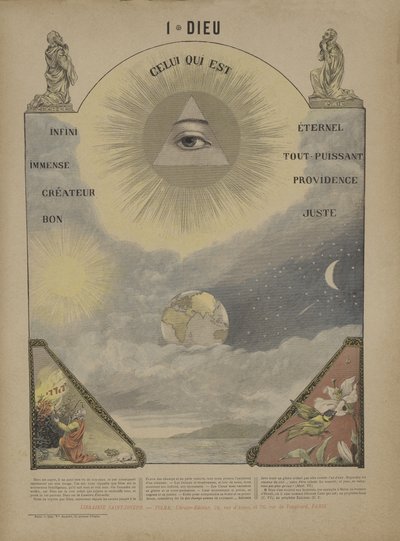 Jumala (väri litho) tekijältä French School