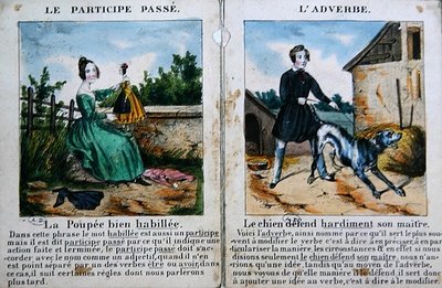 Kielioppikirja lapsille. noin 1850 (väri litho) tekijältä French School