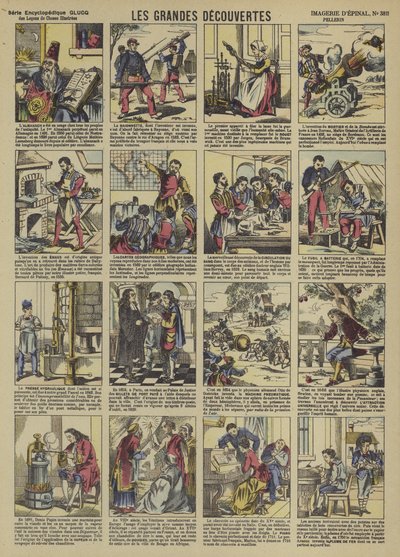 Suuria löytöjä (väri litho) tekijältä French School