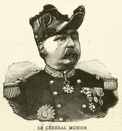 Gustave-Joseph Munier, ranskalainen kenraali (kaiverrus) tekijältä French School