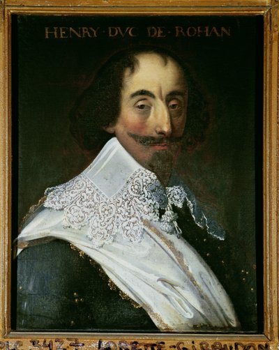 Henri (1579-1638) Rohanin herttua, 1617-38 tekijältä French School