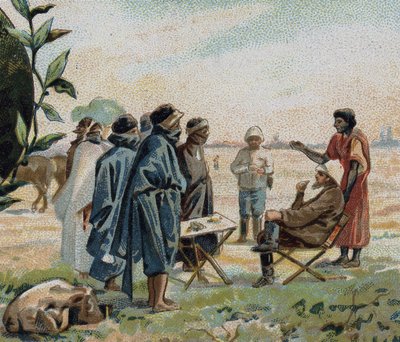 Henri Duveyrier, ranskalainen maantieteilijä ja matkailija (1840-1892), puhuu Touareg d