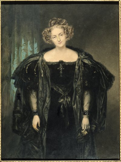 Henriette Sonntag (1803-54) Donna Annan roolissa Mozartin Don Giovanni -oopperassa tekijältä French School