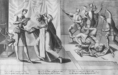 Jacques Clement murhasi ranskalaisen Henrik III:n 1. elokuuta 1589 tekijältä French School