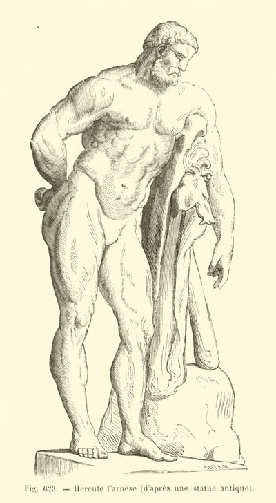 Hercule Farnese (kaiverrus) tekijältä French School