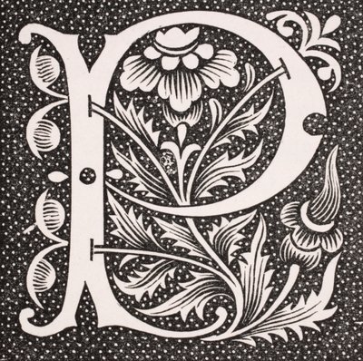 Historioitu kirjain "P", Paul Lacroix