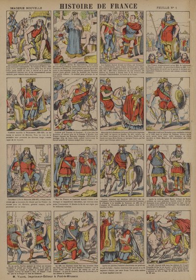 Ranskan historia gallialaisten ajasta Kloviksen valtakauteen (väriliitossa) tekijältä French School