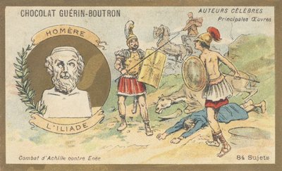 Homere, kreikkalainen runoilija 800-luvun lopulla eKr., "Iliaksen" kirjoittaja tekijältä French School