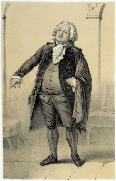 Honore Gabriel (Honore-Gabriel) Riqueti, Mirabeaun kreivi (1749-1791) - Albert Maurinin "Ranskan vallankumouksen historiallisessa galleriassa" tekijältä French School
