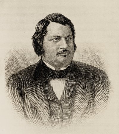 Honore de Balzac (1799-1850) tekijältä French School