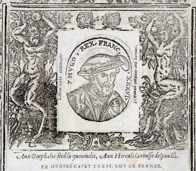 Hugues Capet - kirjassa "Capetian kuninkaat". tekijältä French School