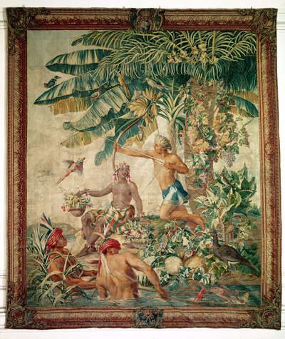 Metsästys, New India Tapestry, Gobelin Workshop tekijältä French School