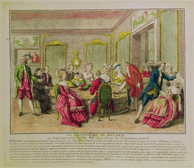 Hypnotisointijakso Franz Anton Mesmerin (1734-1815) kanssa 1784 tekijältä French School