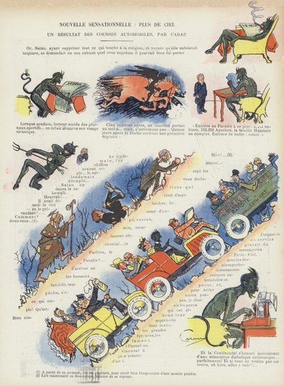 Kuvitus Le Rirelle (väri litho) tekijältä French School