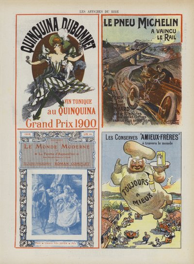 Kuvitus Le Rirelle (väri litho) tekijältä French School
