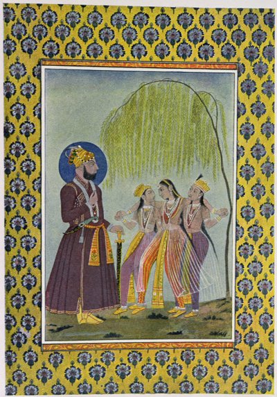 Kuvitus elokuvaan The Arabian Nights, 1895 (värikaiverrus) tekijältä French School